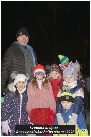 Svoboda n. Ú. - Rozsvícení vánoč. stromu 2025
